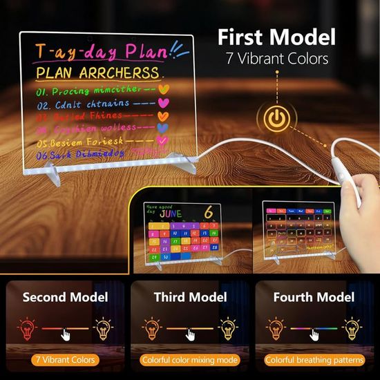 Tableau,Tablette à Dessin électrique LCD Pour Enfants, Avec Stylet,pour Cadeau De Noël- Black-M