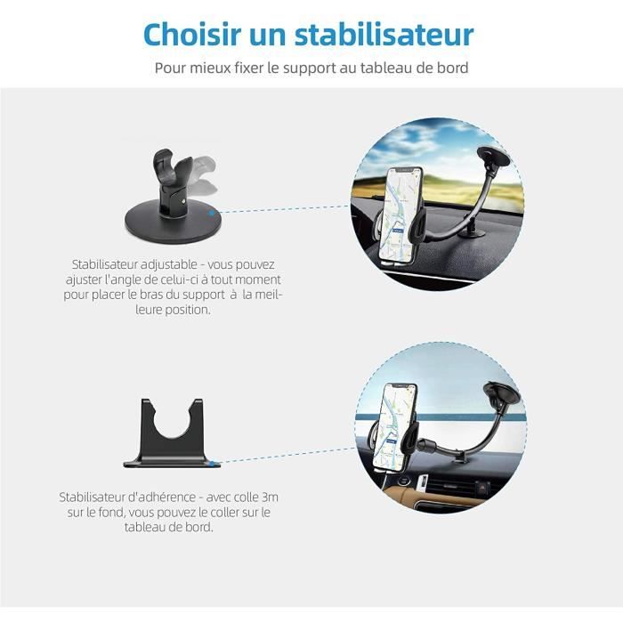 GripDrive: Support telephone voiture ventouse
