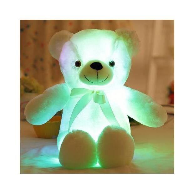 Ours peluche lumineuse veilleuse pour bebe Petit ourson kawaii