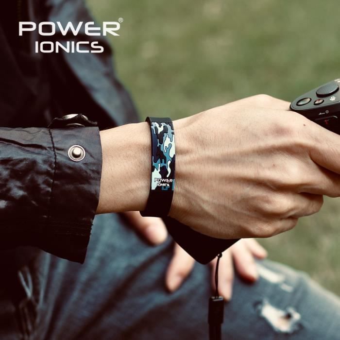 Bracelet CRAZE OIZX2 Power Ionics Titanium Ion FIR 3D Camo Balance