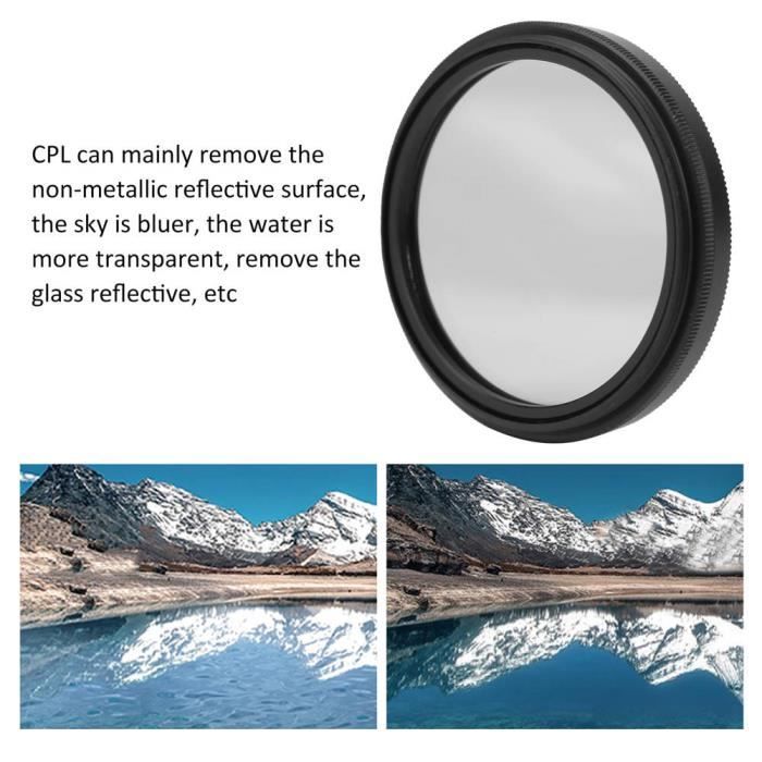 Filtres de caméra d'action CPL, objectif haute définition, film vert anti-reflet, étanche et résistant aux rayures pour GOPOR HERO9 /10/11/12 Filtres de caméra d'action CPL, objectif haute définition, film vert anti-reflet, étanche et résistant aux rayures pour GOPOR HERO9 /10/11/12
