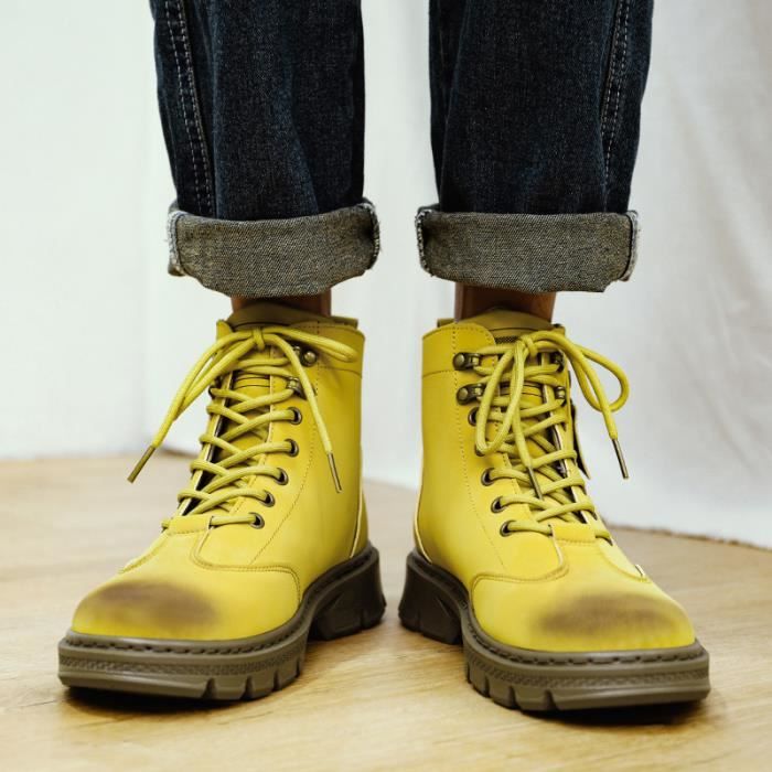 Botte homme sales yellow