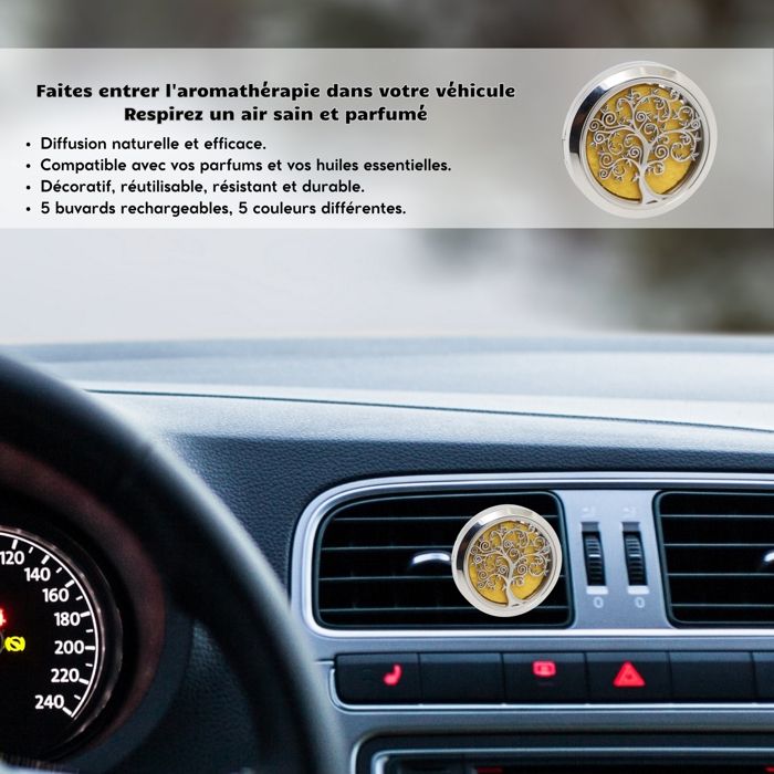 Diffuseur De Parfum De Voiture Solaire | Désodorisant Solaire Rotatif