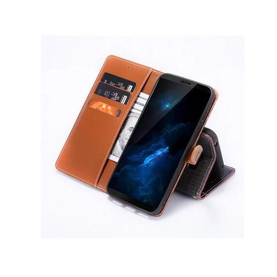 Étui Portefeuille En Cuir Pour Oukitel WP53 Pro – Porte-cartes, Fermeture Magnétique, Protection RFID Et Pied Intégré (Bleu) - 11