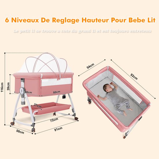 Draps Ajustés Berceau Bébé Yunioo - 80x40cm, Jersey Coton, élastique Tout Tour