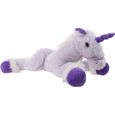 peluche licorne violette