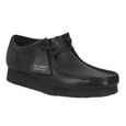 Chaussures Clarks Originals Wallabe en cuir noir pour homme-0