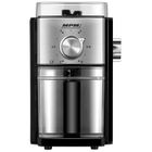 Moulin à Café Professionnel, Meules en Acier, 17 Réglages de Mouture, Café 80g/m MPM MMK-08 150W Noir 01085