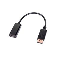 INECK® Adaptateur DisplayPort vers HDMI - Adaptateur DP vers HDMI pour Thinkpad T410-T500, HDTV, Projecteur, Moniteur, Carte