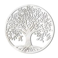 By SIGRIS Ornement de l'arbre de vie en métal 50x1x50cm Appliquer Mandalas décoratifs en métal Mandalas décoratifs mur