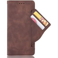 Coque Redmi Note 10S, Portefeuille Etui en Cuir PU Premium Housse, Flip Rabat Portefeuille Protection Cover, BrunH