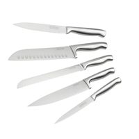 Ensemble de 5 couteaux de cuisine professionnels en inox Nirosta Star ref. 9980850