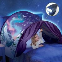 GD08721-Dream Tents - Tente de lit enfant -  Repliables tente enfants  avec tente de rêve LED jouer tente -- Winter Wonderland fant