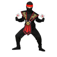 Déguisement ninja avec armes - WIDMANN - 8 ans - Noir - Enfant