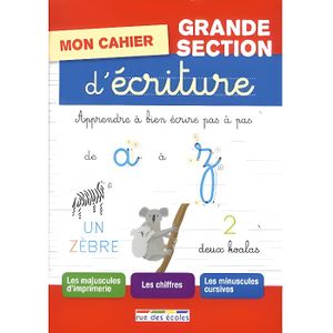 Cahier Ecriture Grande Section Achat Vente Pas Cher