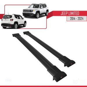 BARRES DE TOIT Compatible avec Jeep Limited 2014-2024 Barres de T