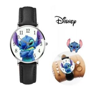 MONTRE Montre Stitch Cuir noir