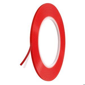 MMM Ultra Résistant Ruban Adhésif Double Face, Rouge, Transparent Pour Art, Électronique, Téléphones Mobiles, Artisanat, Créatifs (1mm 3mm 5mm