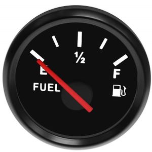 Fydun Jauge de niveau de carburant de voiture LED Digital E-1/2-F Range avec capteur de carburant 52mm Universal 