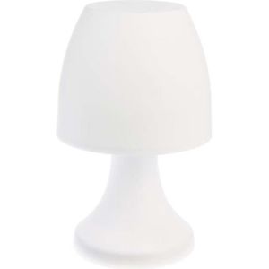LAMPE A POSER Lampe Extérieur LED Blanc H19cm Piles incluses Sil