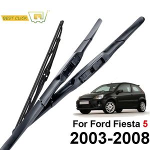 BALAI D'ESSUIE GLACE Balais d'essuie-glaces,Missima lames d'essuie glace pour vitres avant et arrière, accessoire pour Ford Fiesta hatch5, 2003, 2004,