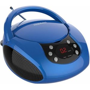 Lecteur CD Enfant Portable | Radio CD Bluetooth USB | Lumières Disco LED |  Poste CD-CD-R | Radio FM | Entrée AUX Prise 3,5 mm e A122