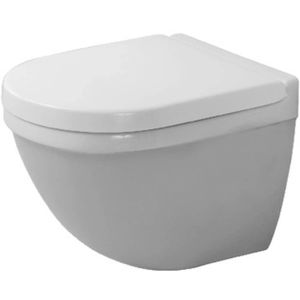 WC - TOILETTES Wc Suspendu Compact, Avec Wondergliss, Blanc Durav