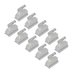 Generic Ensemble de 5 Lumières à Capteur LED pour CharnièresÉclairage  Intérieur de Placard à prix pas cher