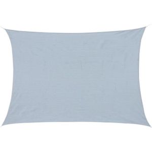 VOILE D'OMBRAGE Voile d'ombrage rectangulaire HDPE 6L x 4l m - OUTSUNNY - Gris - Protection anti-UV