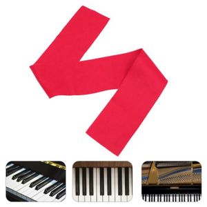 Milopon Protège-Clavier Piano Housse de Protection Couverture Piano Anti-poussière Rouge Foncé 