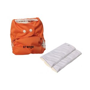 COUCHE LAVABLE Kit d'essai Couches Lavables - So Easy - Taille Unique (3-15 kg) - Orange