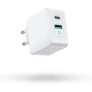 CHARGEUR - ADAPTATEUR  Chargeur Usb C 65W 2-Port Chargeur Gan Iii Chargeu
