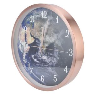 Horloge Murale Lumineuse Lune Créative Avec Couvercle En Verre Incurvé  Horloge Personnalité Muette Mode Horloges Murales Livraison Gratuite Du  17,61 €