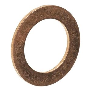 X AUTOHAUX Lot de 5 joints détanchéité plats en cuivre pour voiture 14 x 21 x 1,5 mm 