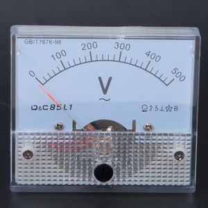 Panneau de tension analogique, voltmètre rectangulaire, jauge AC 0-300V,  DH670 - AliExpress