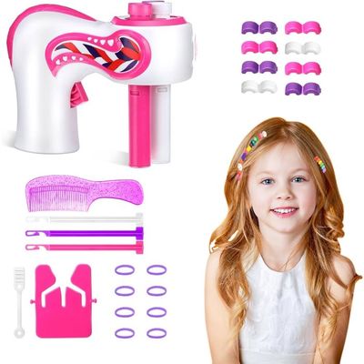 Machine à Tresser Automatique Pour Filles – Coiffure Créative Avec Rubans, Perles Et Autocollants – Cadeau Enfant 3+