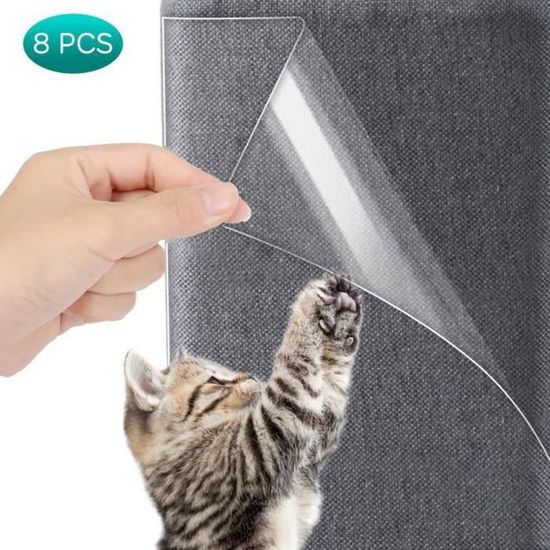 Protection Canapé Anti-Griffes Chat Zyluniy - Film Transparent 30 Cm X 5 M, Autocollant, Sans Résidu - Pour Meubles, Murs