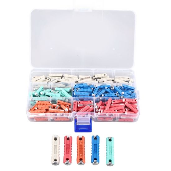 Kit 200 Fusibles Voiture Torpille VooGenzek - 5A,8A,16A,25A,40A | Pour Voitures Anciennes Et Classiques
