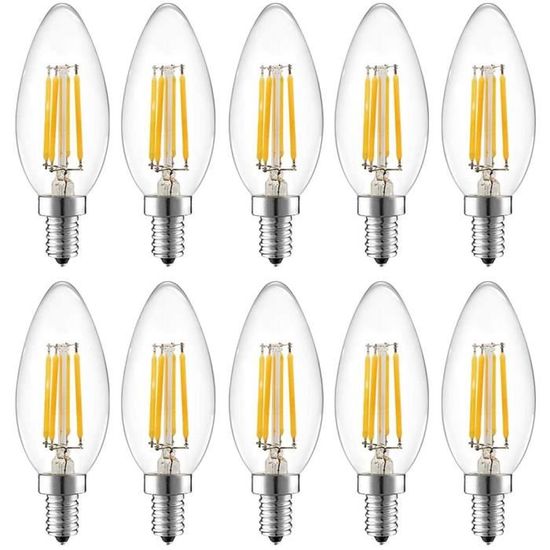 Ampoule Led E14 1W Équivalent À 10W T22 Vintage Edison Ampoule 220V-240V,  Ampoule Blanc Chaud 2700K, Non-Dimmable, Paquet De [y1577] - Cdiscount  Maison