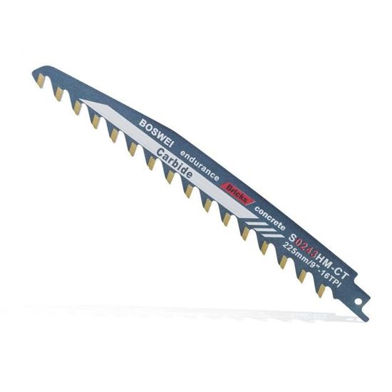 Lame Scie Sabre 305 Mm Carbure - Pour Couper Brique, Béton, Bois, Métal | Compatible Bosch, Makita, DeWalt…