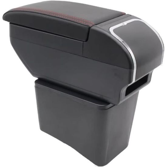 Accoudoir Central Double Couche Pour Dacia Duster I (2010-2015) - Avec Porte-Gobelets - Installation Facile