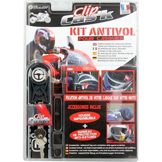 Clip Cas'k - Kit antivol moto [205] - Cdiscount Auto