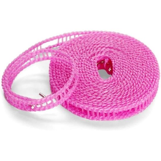 Corde à linge d'extérieur en Nylon antidérapant, corde pour voyage d'affaires, coupe-vent, cordon pour vêtements de 5/10 mètres de Long  15