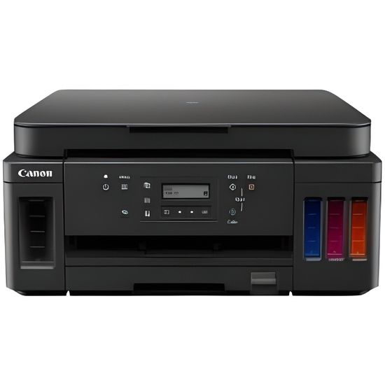 Imprimante Multifonction - CANON PIXMA MEGATANK G6050 - Jet d'encre rechargeable - Couleur - Wi-Fi - Noir
