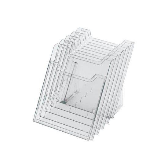 Xcut Lot De 5 Portefeuilles De Rangement A4 Avec Poches A6 – Recharge Pour Dossiers Gaufrage, Organisateur Feuilles 10x12.75 Pouces, Trous Pré-percés