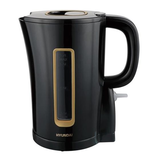 Bouilloire électrique HYUNDAI EASY KETTLE 1.7L 2200W noire - FINITION MAT