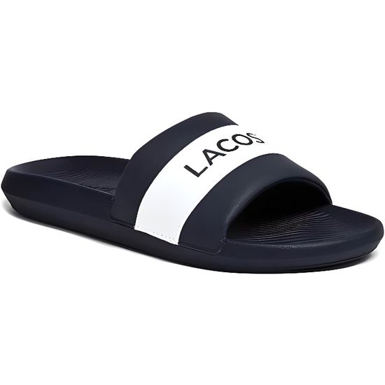 Lacoste men's slide sandals discount
