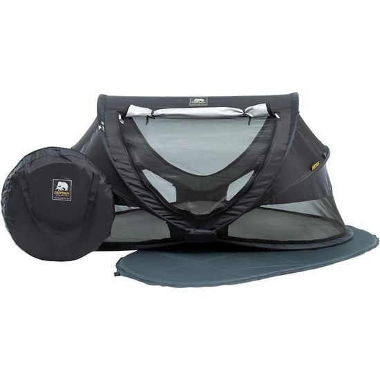 DERYAN Moustiquaire Pop-up Pour Lit De Camping - Protection Anti-Insectes Transparente, Légère Et Pliable Avec Sac De Transport - Blanc
