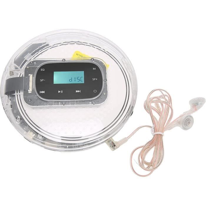 Lecteur CD Portable Walkman, Lecteur CD pour Voiture, Petit Lecteur CD avec Casque, Mini Lecteur