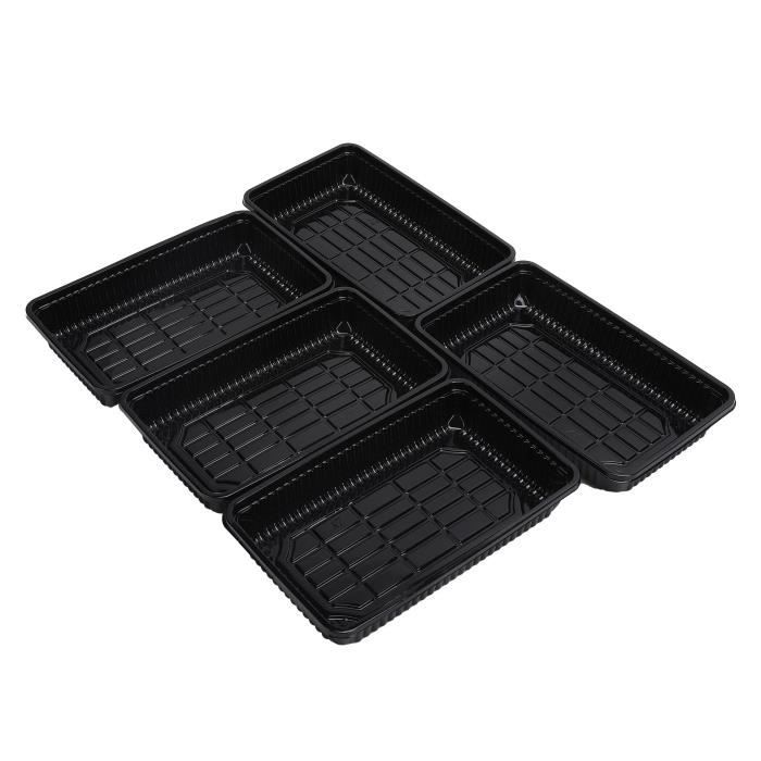 Akozon plaque de semis 5 pièces petit plateau de semis en plastique jardin plante germination pépinière pot de propagation